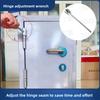 Double-head adjustment door seam tool multi-specification process, labor-saving, flag-shaped, surface-mounted hinge, selected seam adjustment wrench