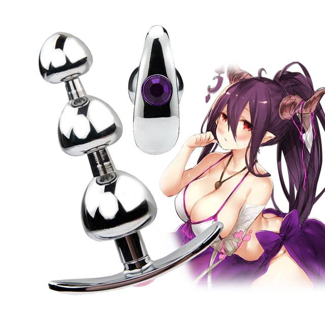 Anal Butt Plug Buttplug Dildo Sex Toys Metal Stimulation Dilator Prostate MassagingTool For Women Men Outdoor Wear Erotic Anus Slave