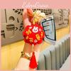 Exquisite Fabric Rabbit Year Lucky Bag Keychain Perfect For Birthdays And Parties
