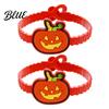 Adjustable Halloween Bracelets 2PCS Cartoon Bracelets Ghost/Pumpkin/Black Cat/Skull/Witch/Little Devil Shape Cute Witch And Skeleton Wristbands Soft