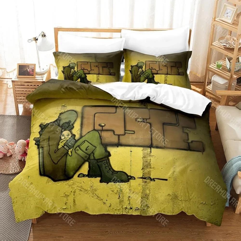 3D Print Half Life Bedding Set Single Twin Full Queen King Size Bed Set Adult Kid Bedroom Duvet cover Sets Anime Bed Sheet Set