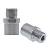 1Pair Bicycles Pedals Adapter Stainless Steels Bicycles Pedals Extender Bike Pedals Extenders Adapters Easy To Install