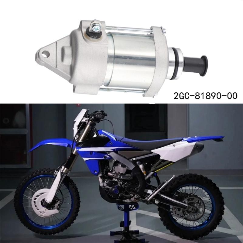 Lightweight 12V Motorbike Starter Motor for WR450 WR450F YZ450 YZ450FX Easy Installation 2GC-81890-00-00 2GC-81890-01-00