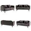 1/12 Miniature Sofa Model Figurine Doll House Furniture Soft Fabric Love Seat Easy to Clean Scene Setting Accessories