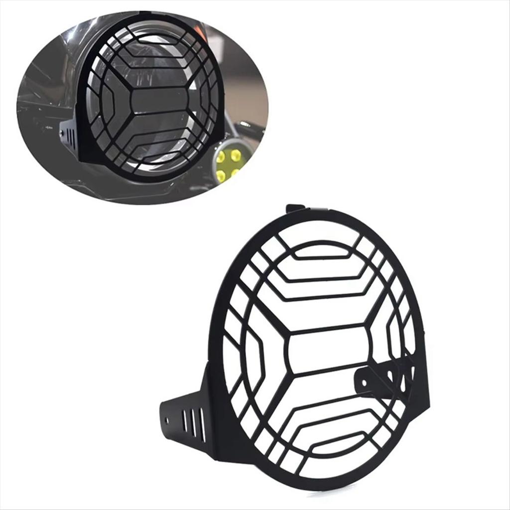 #845T For Husqvarna Norden 901 2022 2023 Motorcycle Headlight Grille Shield Guard Cover Protector Accessories (Black)