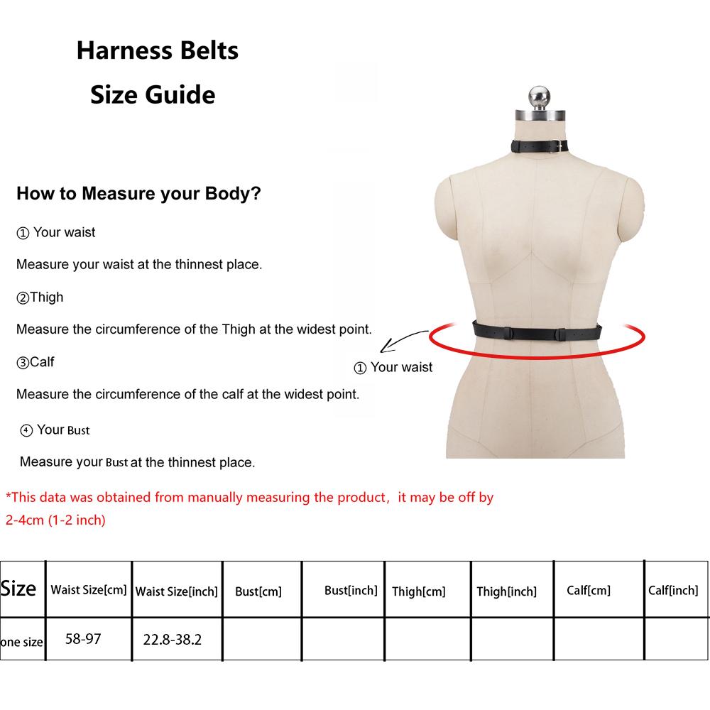 Women Sexy Harness Belt Lingerie Harness Corset Bondage Lingerie Goth Fetish Clothing Festival Rave Outfit