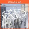Compact Plastic Folding Laundry Hanger With 32 Clips For Efficient Drying