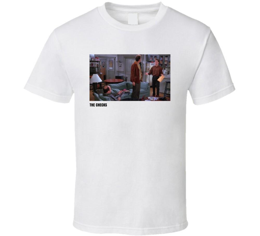 Seinfeld Episode Title The Checks Tv Show Fan T Shirt Unisex T-Shirt S