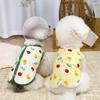 Dog T-shirts for Small Dogs Cute Fruit Print Sleeveless Pet Vest Breathable Button Down Puppy Clothes for Dogs Cats