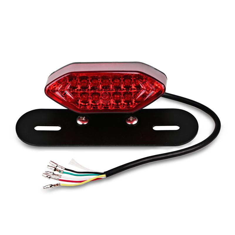 Motorcycle Turn Signals Light Integrated Tail Brake Stop License Lamp Lights For Motorcycle Waterproof Motorcycle Accessories