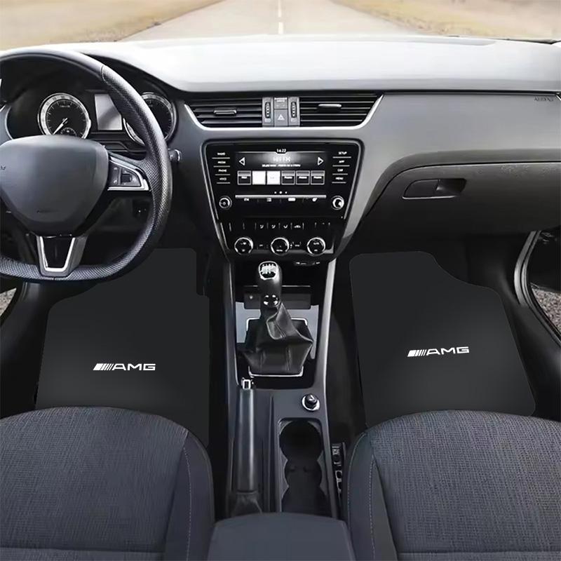 Dywaniki Samochodowe Auto Przód i Tył Dywanikowe Mata Podłogowa z Gumowym Spodem Dla Mercedes Benz Klasy A B C E S V GLB GLC GLE SLK SLC