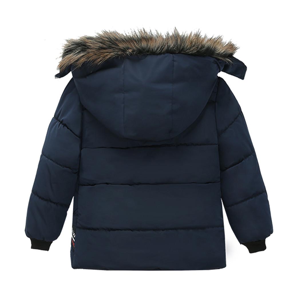 Fashion Coat Children Winter Jacket Coat Boy Jacket Warm Hooded Kids Clothes
