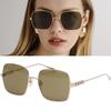 Gucci Sunglasses GG1434S Metal Square Oversized Fit