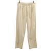 Adidas Trefoil Logo Graphic Monogram Track Pants L Beige 3 Lines Men's Used