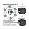 2-in-1 Automatic Card Shuffler Dealer Machine 360 Rotating 2 Decks Portable Silent Card Shuffler for Texas Hold'em-Fian
