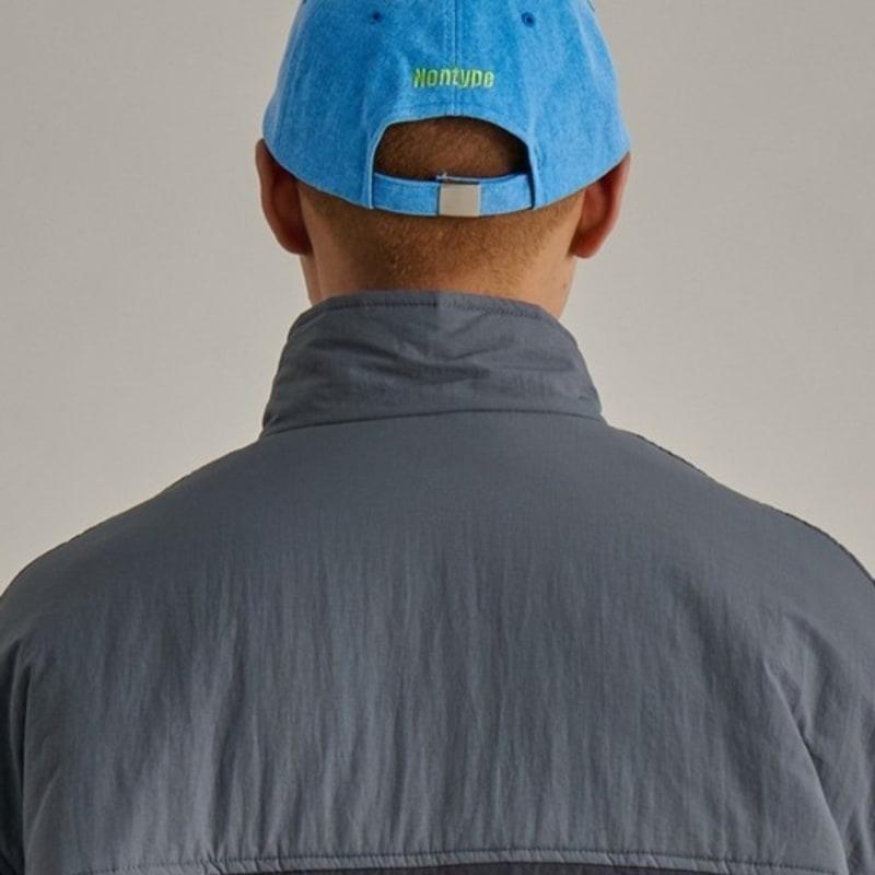 NONTYPE SYMBOL WASHED BALL CAP (BLUE)