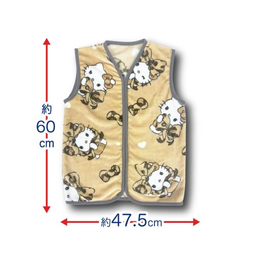Hatayama Shoji Sanrio Flannel Sleeper Junior My Melody, Approx. H60 x W47.5cm (66203216)