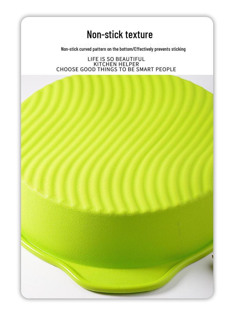 10-Inch Food Grade Silicone Chiffon Cake Mold - Easy Release Baking Tool