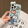 3D Phone Case for iPhone 11 13 17 Pro Max 17 Air Case iPhone 13 15 16 Pro Max 12 14 Pro Max 14 15 Plus Cute 3D Kitten Cartoon Leather