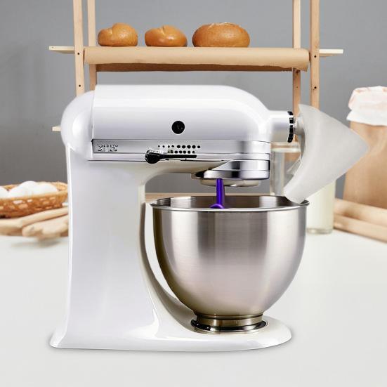 KitchenAid için Stand Mikser Hunisi Kolay Dökme Hunisi 5 qt Kase için Eklenti 30 Derece Açılı Ağız Dökülmeleri Azaltır Sıçratmaz Dökme Aletleri