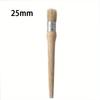 1pc Round Bristle Chalk Oil Paint Painting Wax Wooden Handle Brush Artist