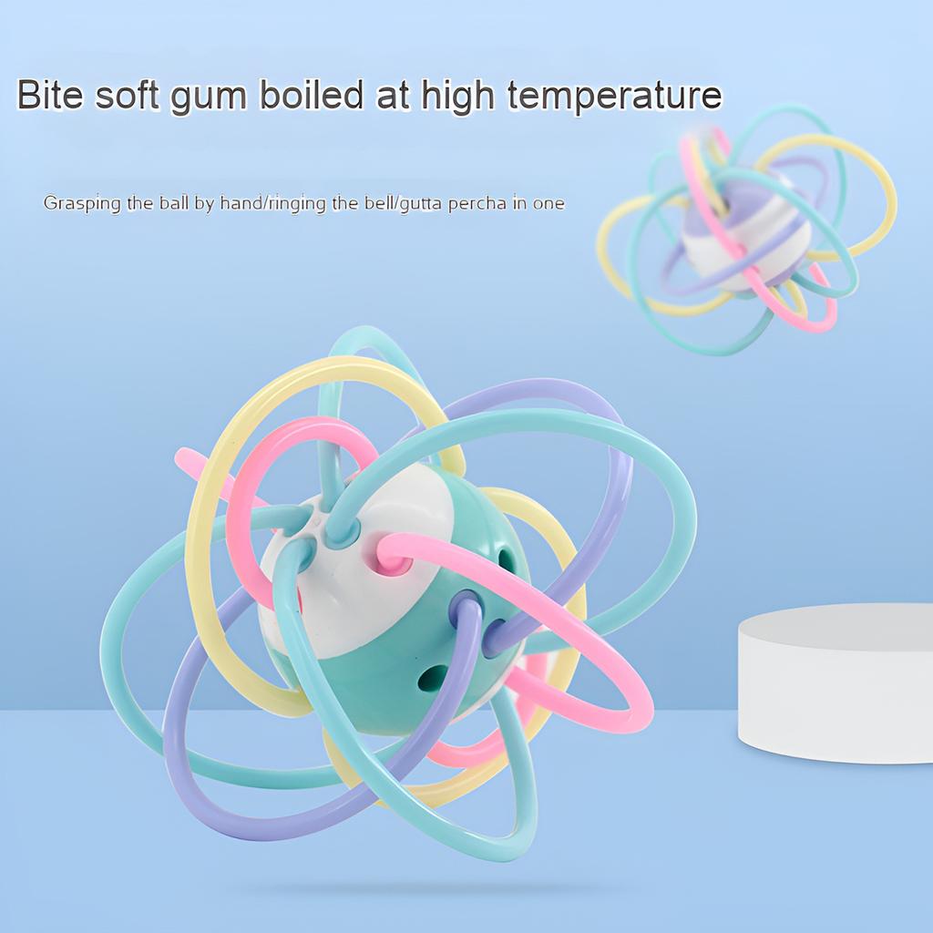 Morandi Manhattan Hand Grab Ball Baby Teether Teething Toy
