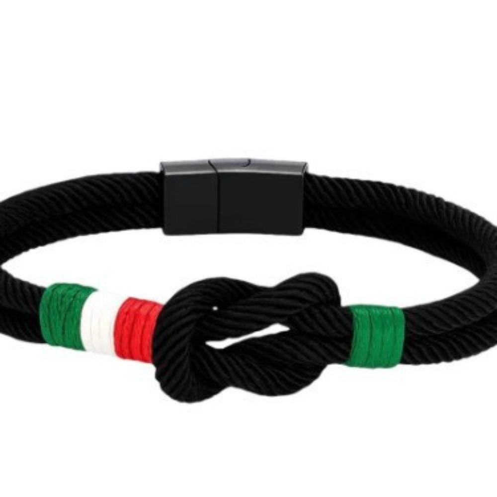 Bracelet European and American Men's Women's Milan Rope National Flag Hand Rope