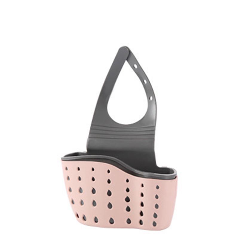 Adjustable Hanging Drain Basket Kitchen Sink Holder for Sponge Soap Storage Organizer Home Kitchen Accessories