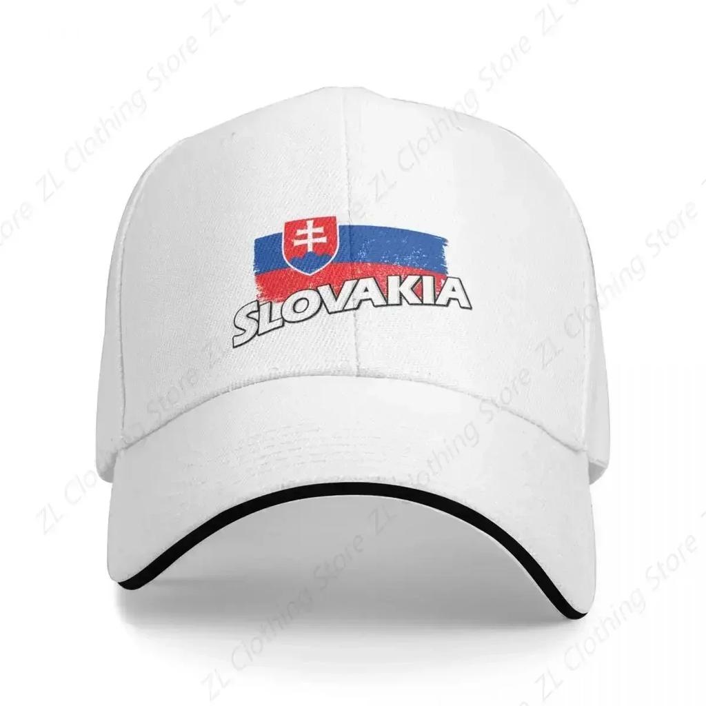 Slovakia Flag Baseball Cap Anime Fashionable Unisexs Womens