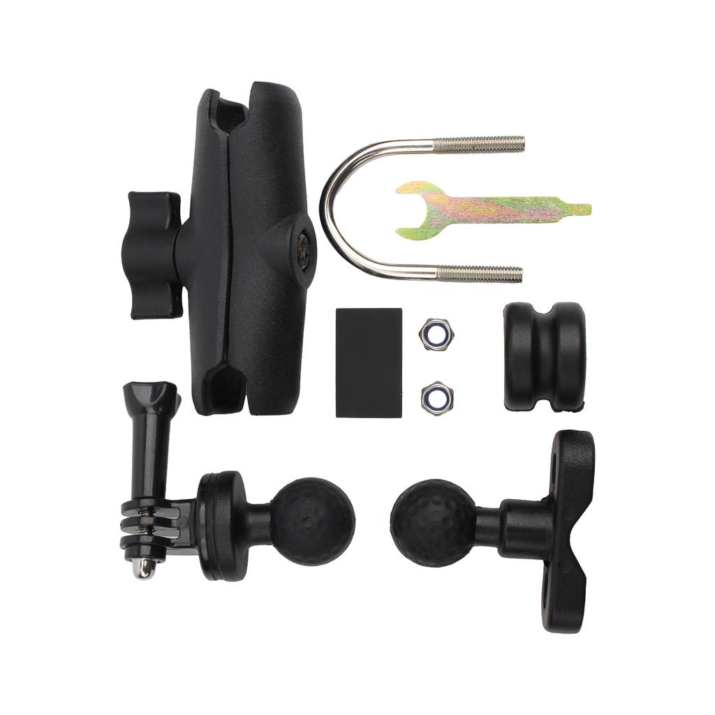 Scooters Navigation Camera Bracket For GoPro 12 11 10 9 8 Handlebar Mirror Mount Bracket For Insta360 X3 X4 DJI Action Camera