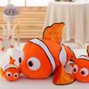 Cartoon Clownfish Plush Toy Lovely Stuffed Fish Animals Plushies Cute Soothing Doll Home Decor Birthday Gifts Girl Child
