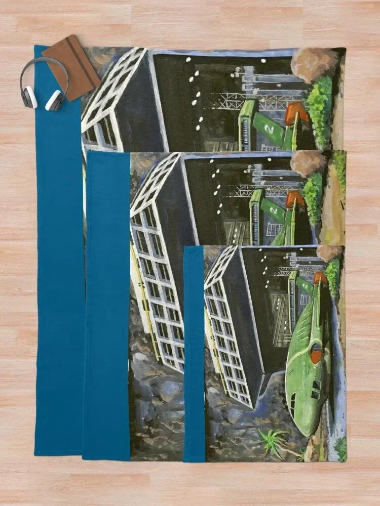 Thunderbird 2 from Thunderbirds Throw Blanket Hairys Flannels for winter Luxury Throw Blankets