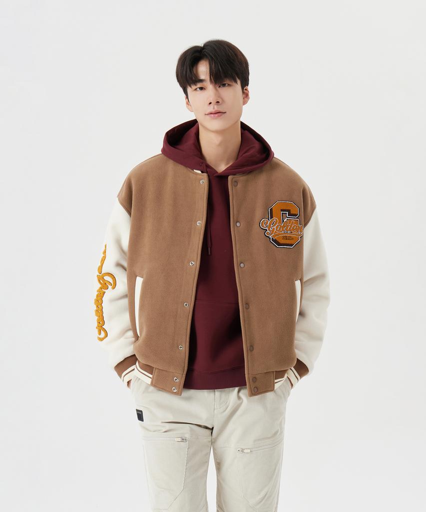 Golden Bear Fleece Varsity Jacket G4Uaw25801Bex