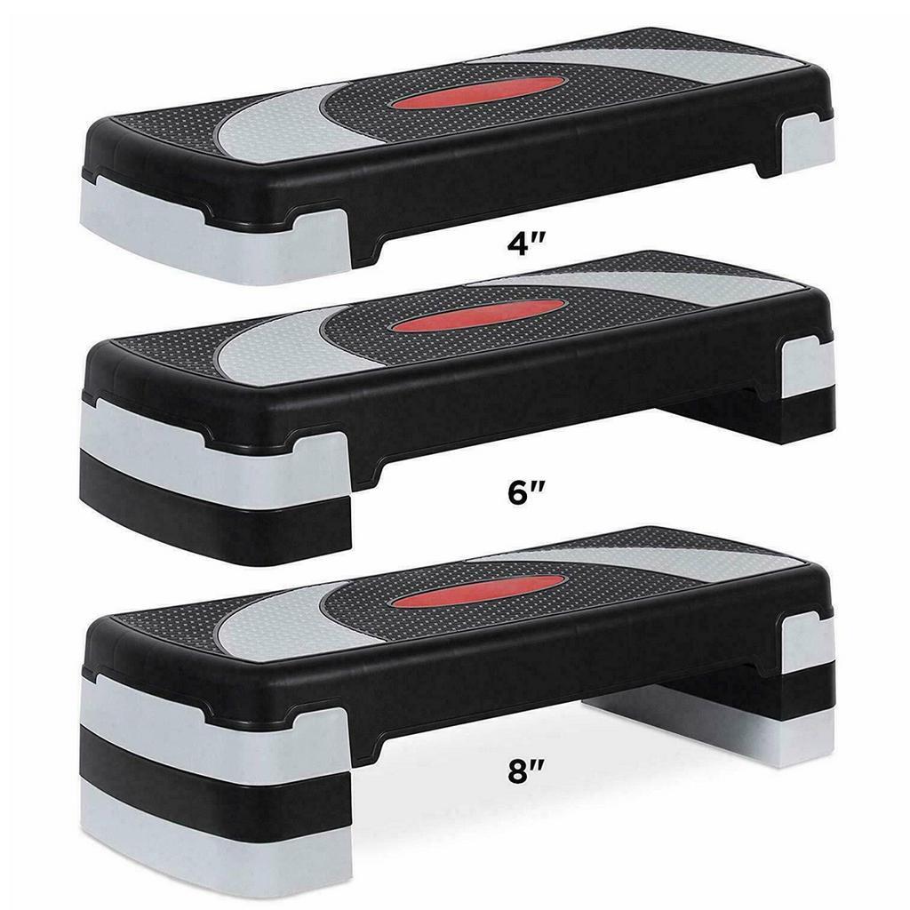 Adjustable Non-slip Cardio Yoga Pedal Stepper Fitness Aerobic Step Gym Workout Exercise Fitness Aerobic Step Equipment 5.2 KG