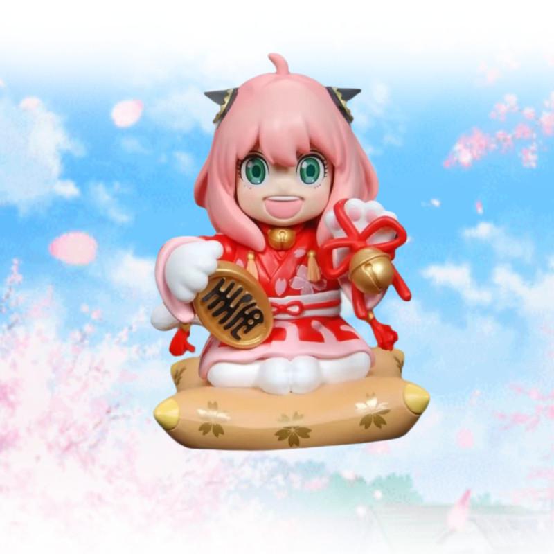Adorable Wawa Anya Figure Cute Sitting Pose Pvc Collectible Anime Toy 16cm Boxed Gift