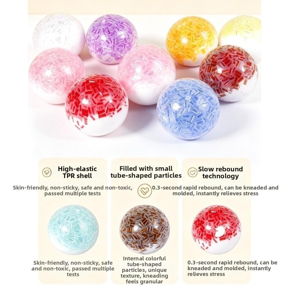 Anxiety Relief Crackling Squishy Toy Hand Relax Handmade Ball Sensory Stress Ball Home Decoration