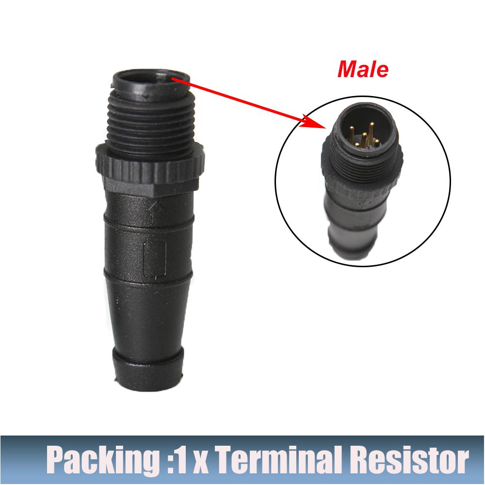 NMEA 2000 Adapter Converter Cable T-type Connector 3 Ports 6 Ports Female and Male Marine Boat Marine Boat Starter Kit 0.5-4M