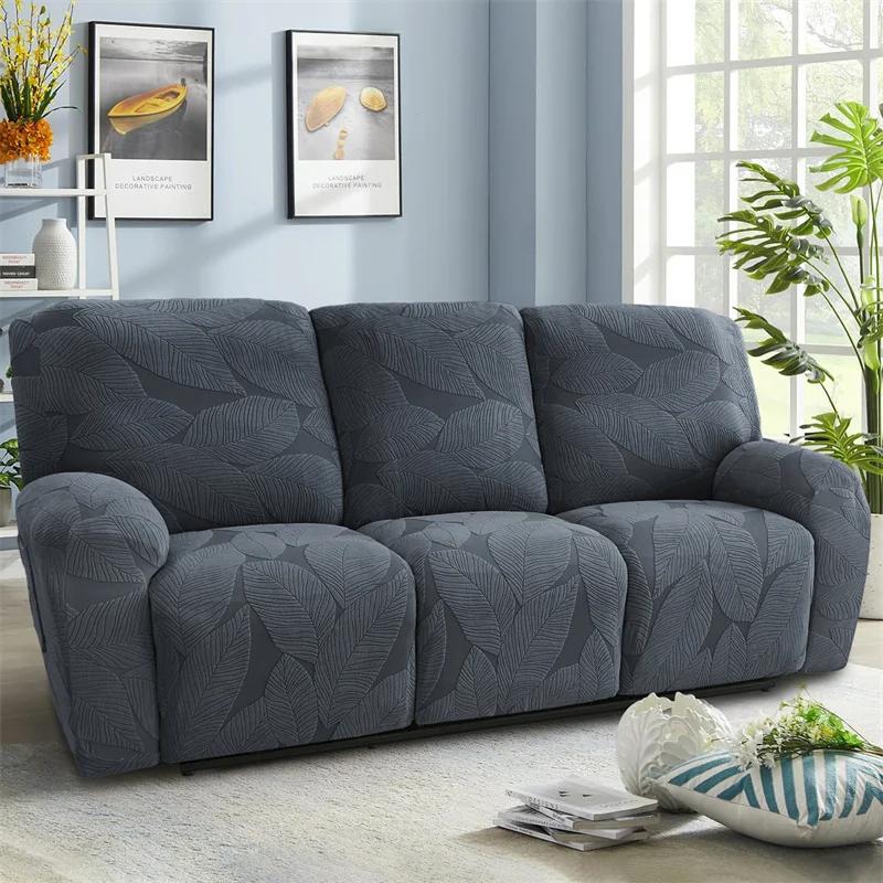 1/2/3seater Recliner Sofa Covers for Living Room Luxury Relax Armchair Slipcover Stretch Couch Cover Funda De Sillón Reclinable