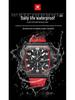 Reloj de Cuarzo Impermeable Multifunción con Forma de Barril para Hombre Oulishi