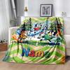Soccer Fun All Customize Your Name Blanket Cozy Personalized Blanket Comfortable for Bedding Picnics Home Decor Office Chair All-Season Use