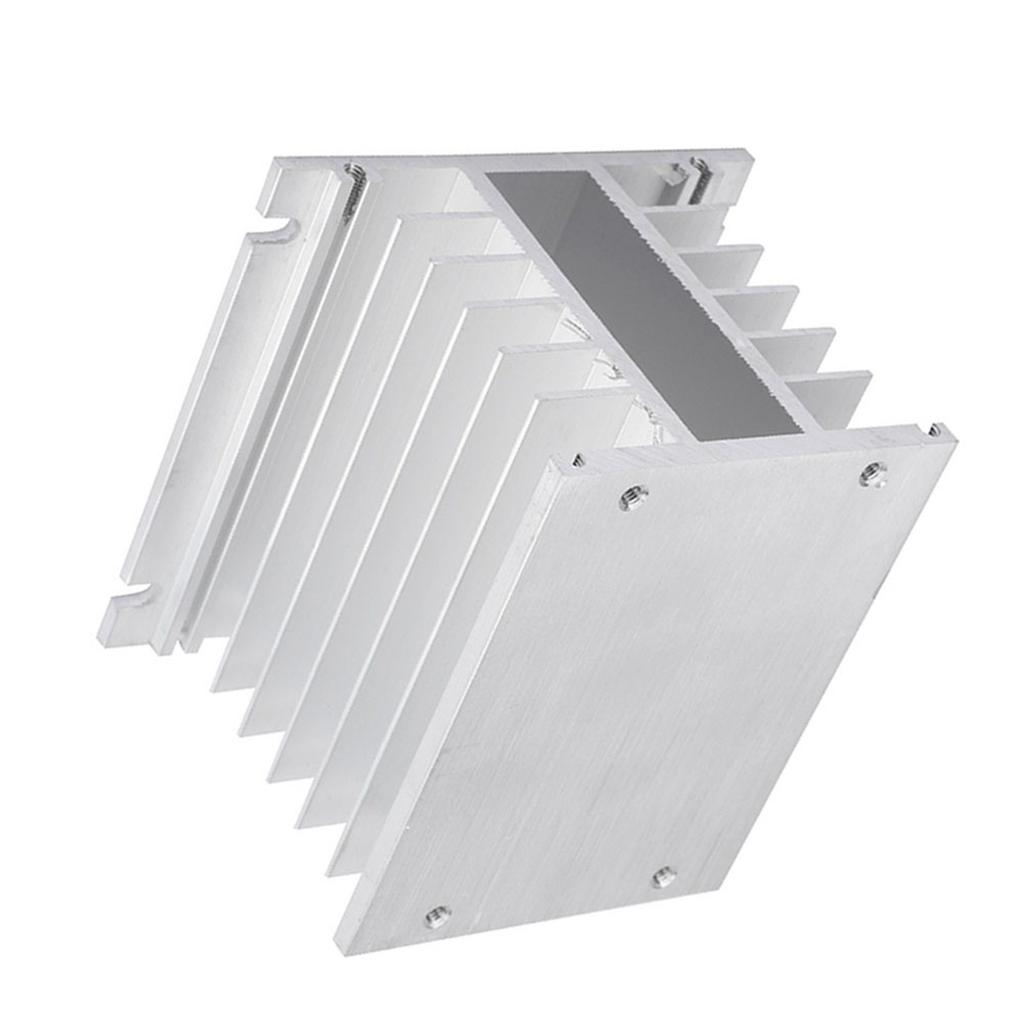 Three Phase Aluminum Alloy Heat Sink SSR Dissipation Solid State Relay Heatsink