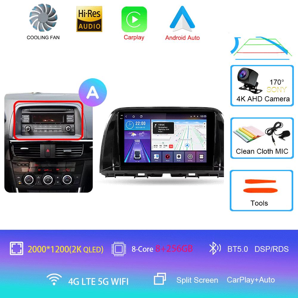 Android 14 Car Radio For Mazda CX5 CX-5 CX 5 2012 - 2015 Multimedia Video Player Navigation stereo GPS No 2din 2 din dvd