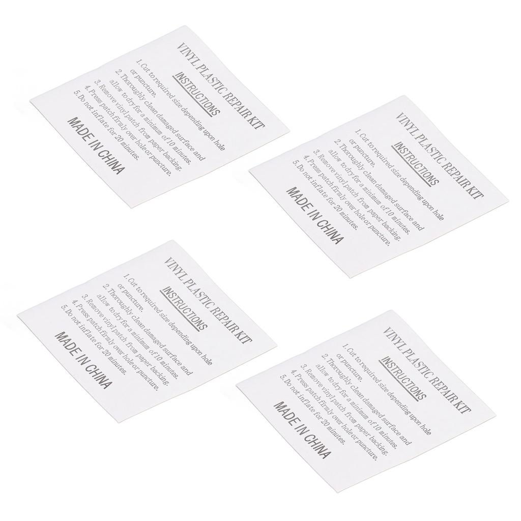 50Pcs Swimming Pool Transparent Repair Sticker Self Adhesive Repair Patch for Inflatable Toy