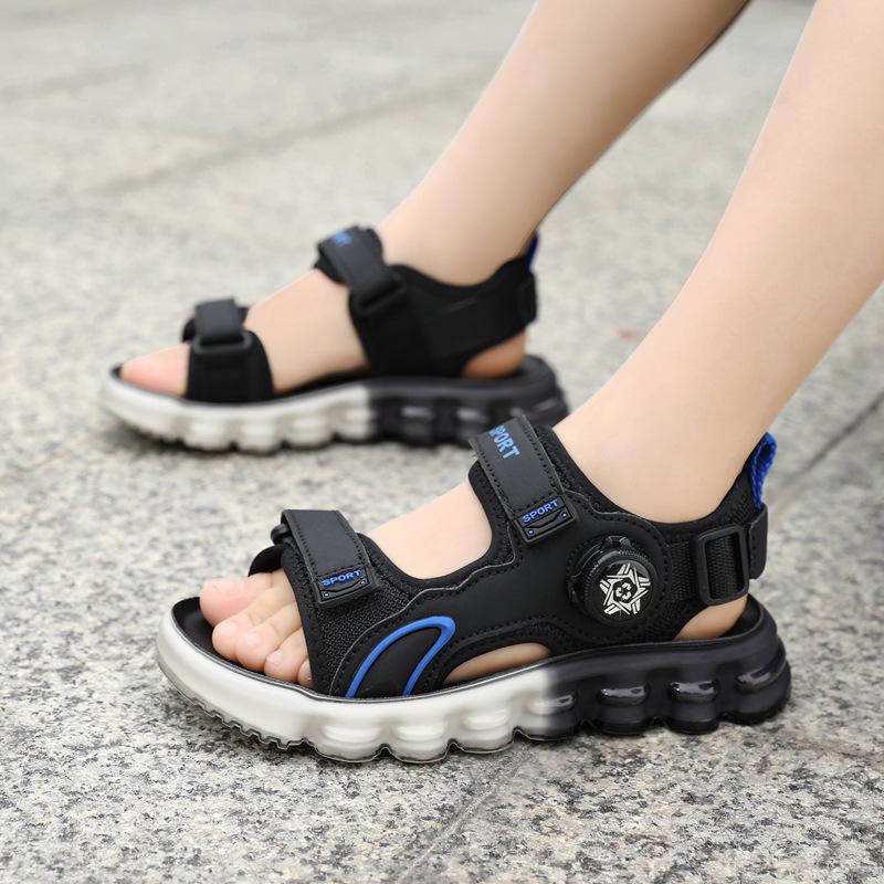 2026 Boys' Non-slip Soft Sole Sports Sandals - New Summer Beach Style for Medium to Large Children