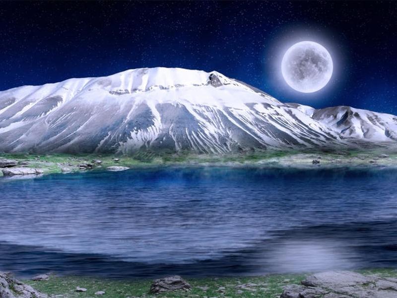 

Луна Ночь Пейзаж Diy 5d Алмазная Живопись Наборы Алмазная Вышивка Крестом Гостиная Спальня Искусство Настенная Живопись Декор Full Round 20x30CM