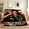 Top Gun Flannel Blanket Throw Blanket Soft Warm Sofa Bed Camping Car home Decor Unique Christmas Gift C930178