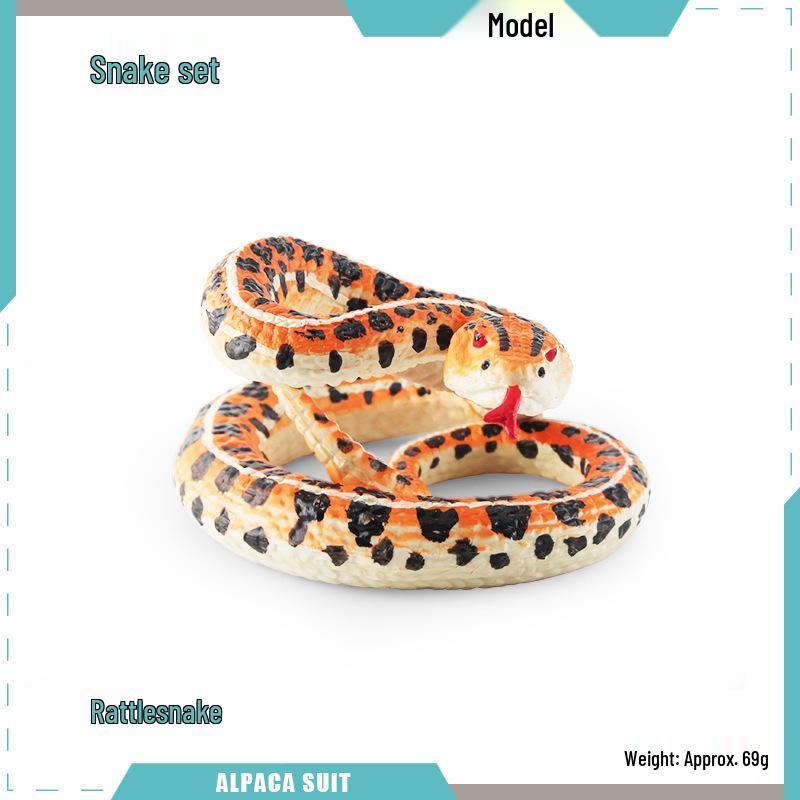 Reptile Simulation: Snake Wildlife Toy - Children's Cognitive Decor Model