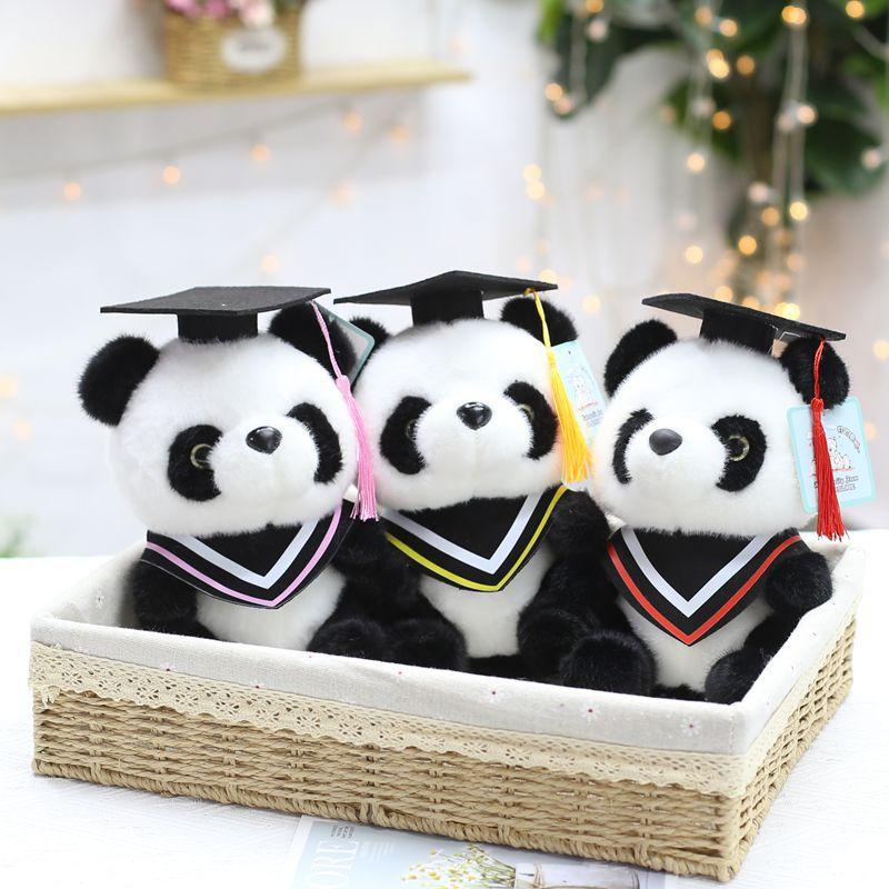Student Graduation Dr. Child Panda Doll Doll Plush Toy Doll Student Graduation Gift