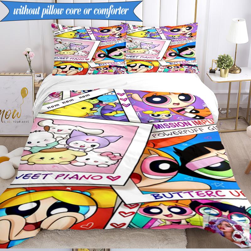 Power police Adventure 3pcs K-pop music group Bedding set,Ideal for Bedroom, Dormitory,Including Duvet Cover And 2pcs Pillowcases,Fan gifts