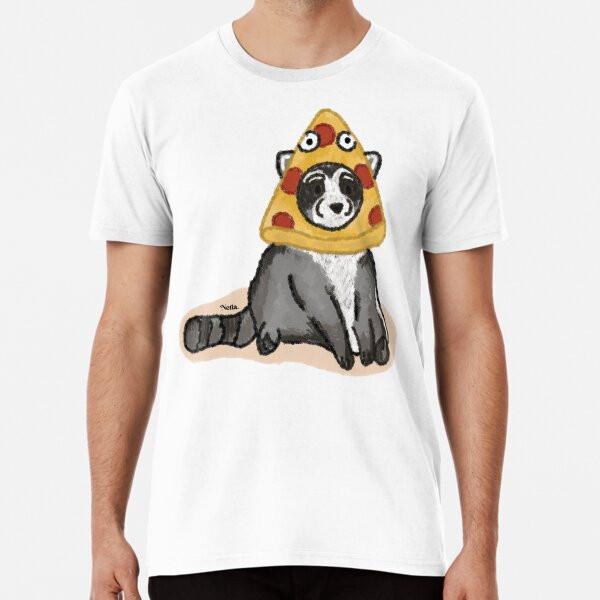 

Raccoon Pizza T-Shirt S-5XL Best T-Shirt 2XL